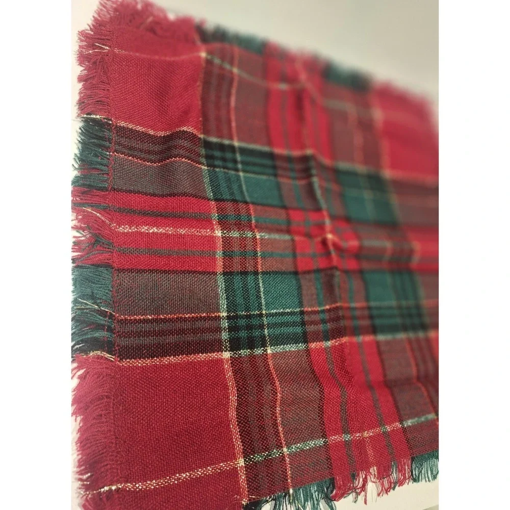 Bardwil Linens 4 Christmas Dinner Napkins #1704 Resplendence Burgundy